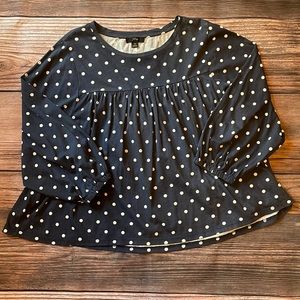 J.Crew Polka Dot Top!
